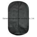 Oval Shape Black Non-Woven Suit Garment Cover Bag